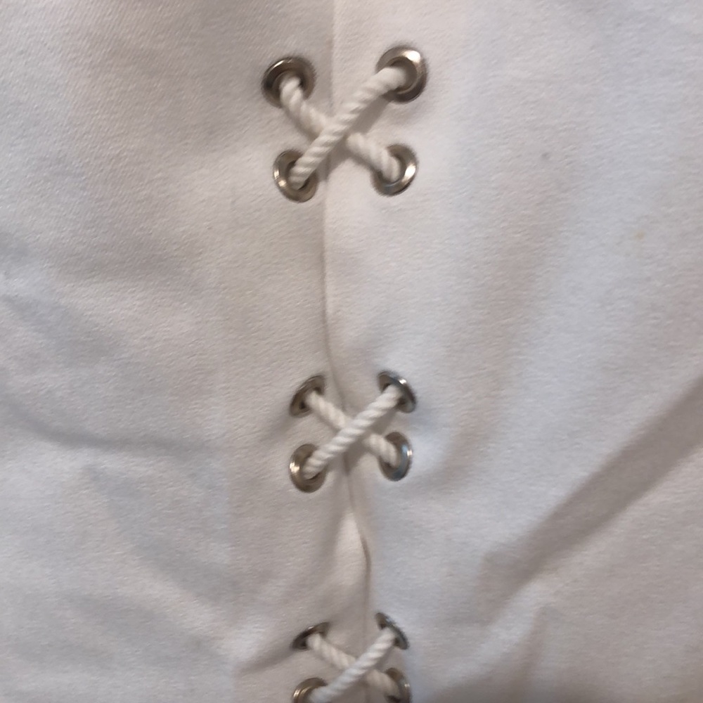 Bb White Dress With Ropes View 2